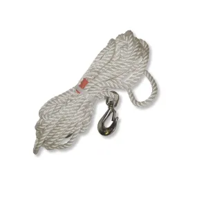 14mm Soft Nylon Rope with Snap Hook and Steel Thimble Eye