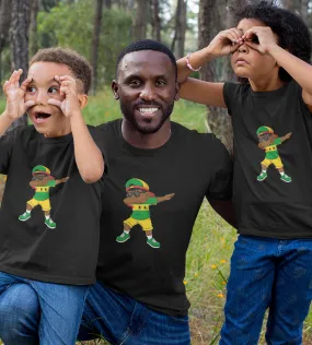 1sttheworld T-Shirt - Dabbing Boy Sao Tome And Principe Flag T-Shirt Black A35