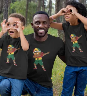 1sttheworld T-Shirt - Ghanaian Boy Roots Heritage T-Shirt Black A35