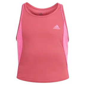 Adidas Girls Pop Up Tank - Wild Pink/Screaming Pink