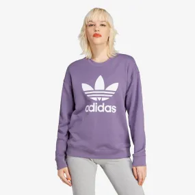 Adidas Originals | WMN'S TREFOIL CREW SWEATSHIRT  { SHADOW VIOLET