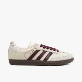 adidas Originals Women's Samba OG Wonder White / Maroon - Putty Grey