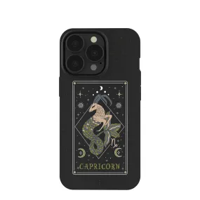 Black Capricorn iPhone 13 Pro Case