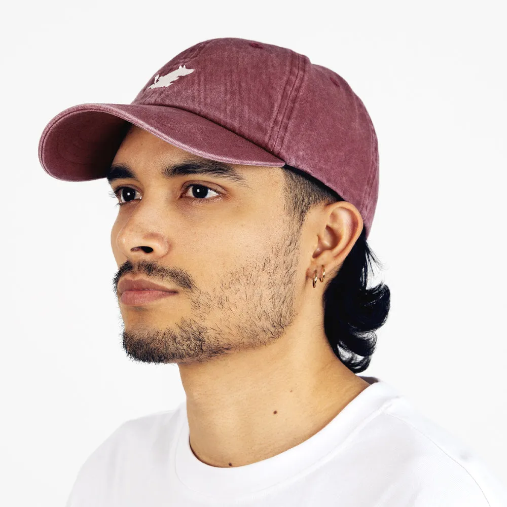 Cap Adult Moomintroll Maroon