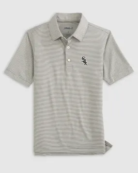 Chicago White Sox Lyndonn Jr. Striped Jersey Performance Polo