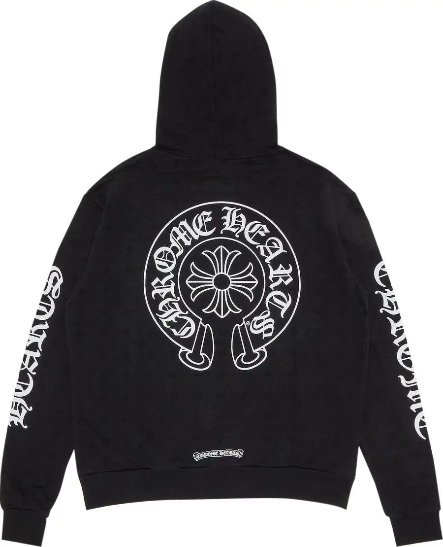 CHROME HEARTS ALL OVER PRINT HOODIE BLACK