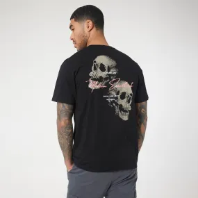 Double Skull T-Shirt | Black