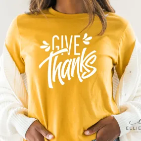 Give Thanks Cut File