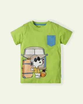 Green Snoopy T-shirt