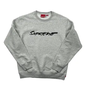 Grey Supreme Futura Sweatshirt - Large