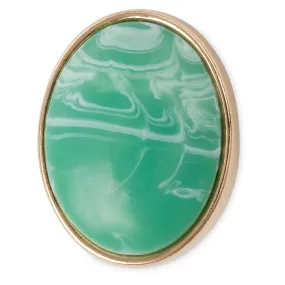 Jibbitz Unisex Green Oval Joyería