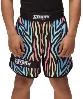 Kids Recharge Grappling Shorts - Neon