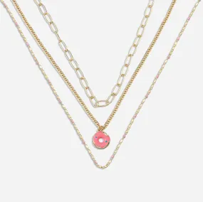 Layered Donut Necklace