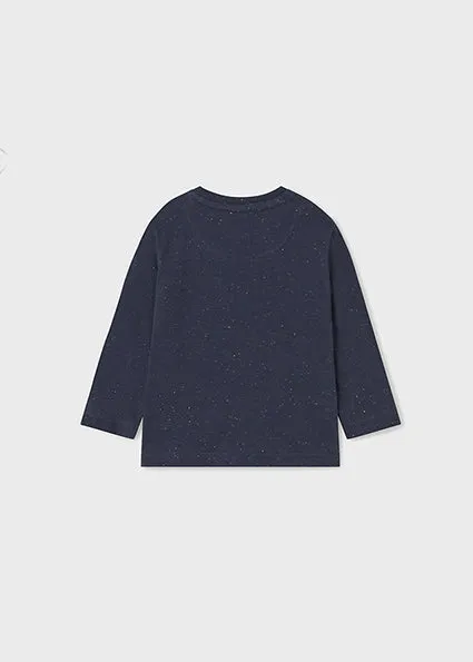 Mayoral Baby Boys Navy Long Sleeve Top