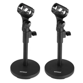 NEEWER 2 pack Stable Desktop Mic Stand