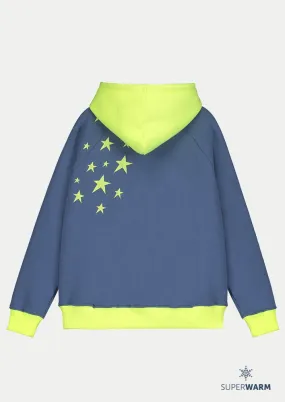 SUDADERA STARS AZUL