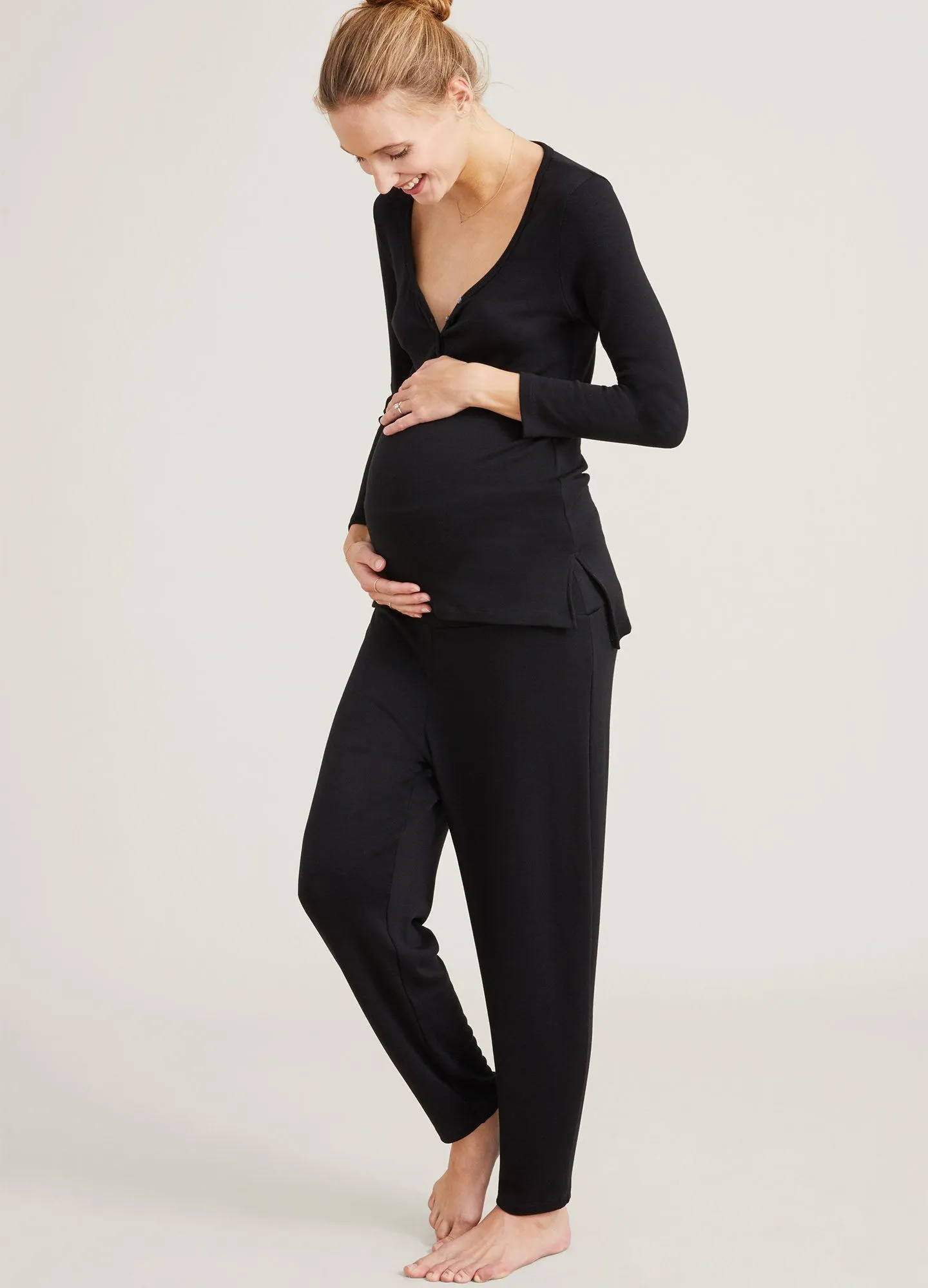 The Softest Rib Over/Under Lounge Pant