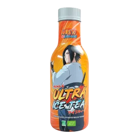 Ultra Ice Tea Sasuke (Naruto) - Peach Flavor Bottle