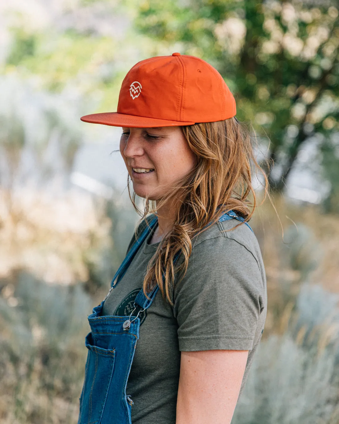 Unstructured Orange YVH Hat