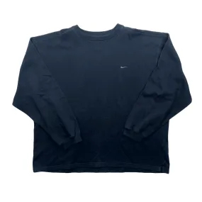 Vintage 90s Navy Blue Nike Sweatshirt - Extra Large