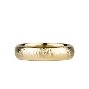 Zion Half Round Wide Band - 14k yellow gold - 5mm - size 9